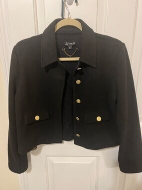 J Crew Classic Black Cropped Women's Jacket